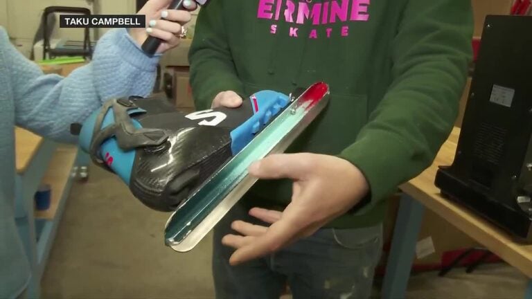 Built Alaska tough: New skate blade suited for Alaska ice debuts in Anchorage