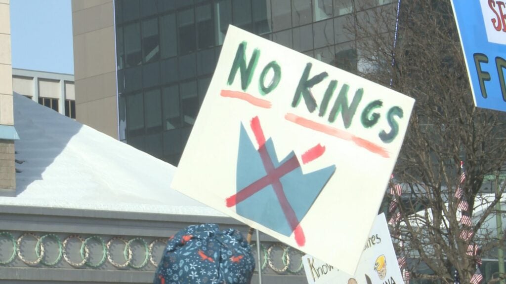 Alaskans join nationwide No Kings rally focused on getting out the vote